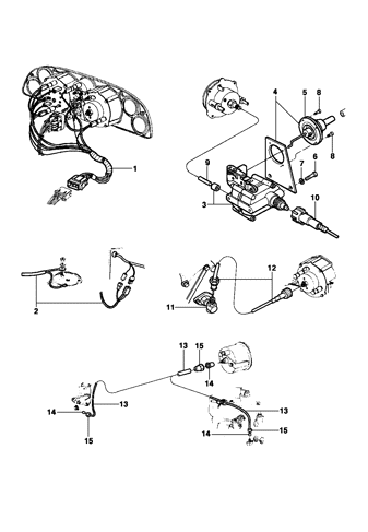 Imagem de Ligações dos instrumentos do painel