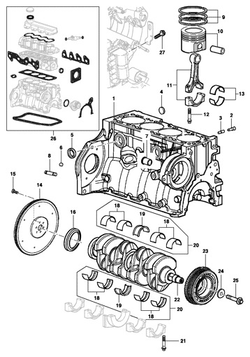 Imagem de Bloco do motor