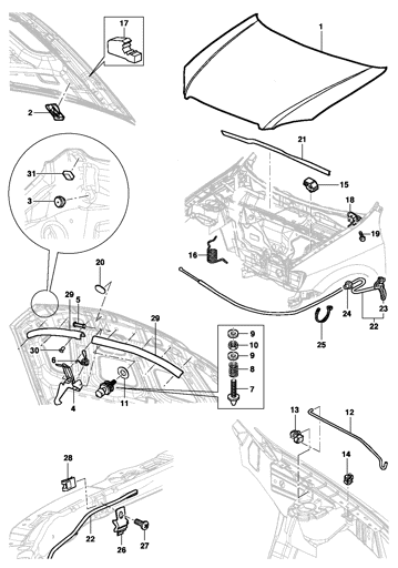 Imagem de Capuz do motor