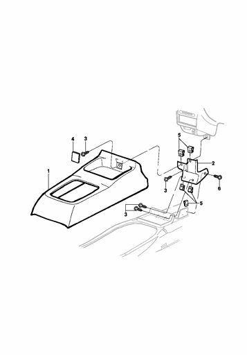 Imagem de Console (ano modelo 2001/2006)