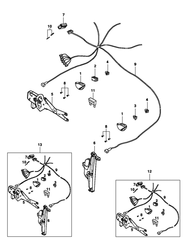 Imagem de Sistema de acionamento elétrico dos vidros (ano modelo 2007/)