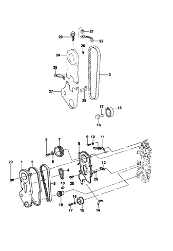 Imagem de Distribuição do motor