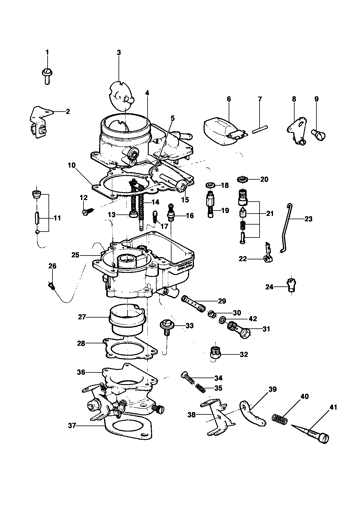 Imagem de Carburador corpo simples - Solex