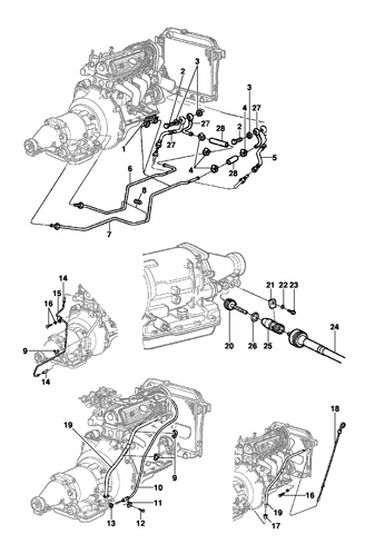 Imagem de Transmissão automática - fixação e lubrificação
