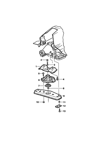 Imagem de Montagem traseira - motor c/ transmissão automática