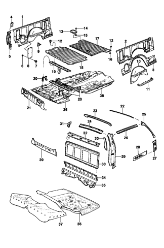 Imagem de Painéis laterais interno - modelo 80