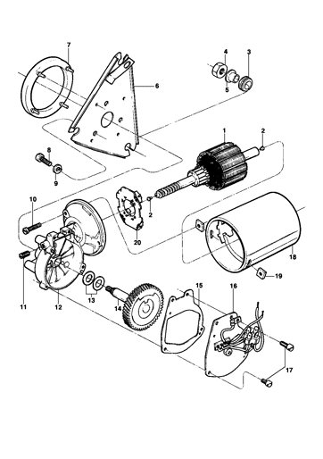 Imagem de Motor do limpador do pára-brisa - Bosch