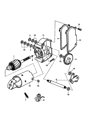Imagem de Motor do limpador do vidro traseiro - bosch