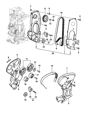 Imagem de Distribuição do motor