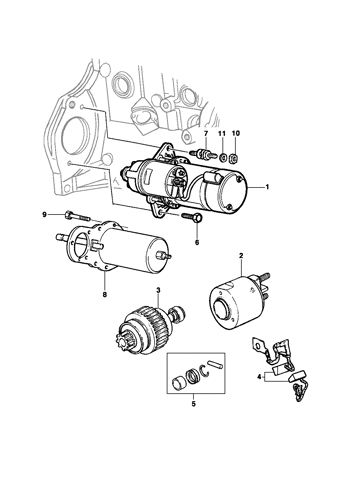 Imagem de Motor de partida e componentes - VALEO