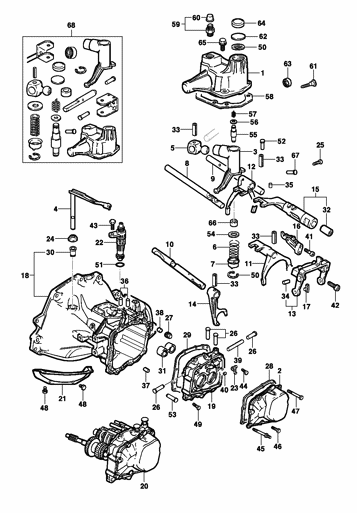 Imagem de Controle da transmissão e carcaça