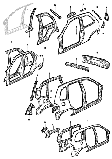 Imagem de Painel lateral - Hatch/Sedan/Wagon