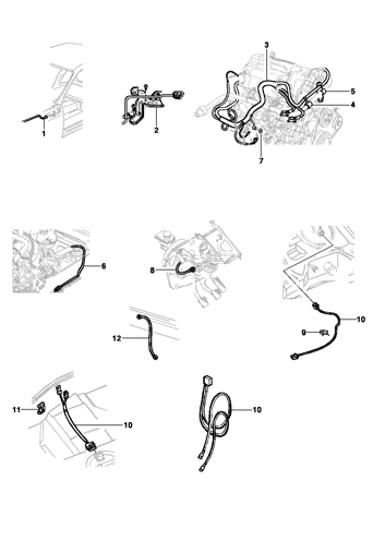 Imagem de Chicote da transmissão automática, motor de partida e bomba de combustível