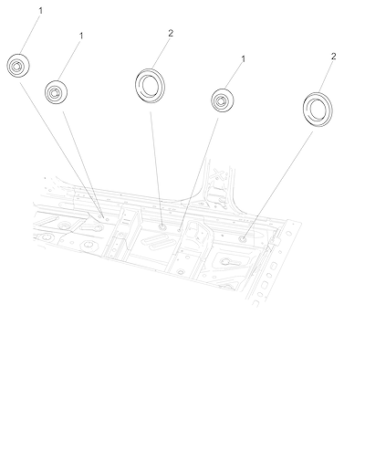 Imagem de Isolamento e anéis isolantes para painel interno lateral (46 mm)