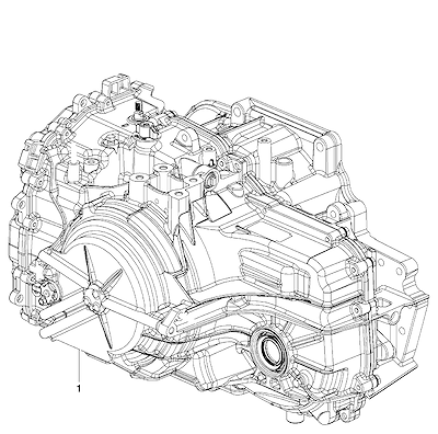 Imagem de Conjunto da transmissão automática com razão 4,11