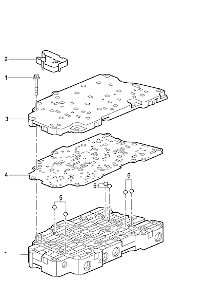Imagem de Transmissão automática corpo e válvula de controle (MM1)