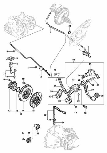 Imagem de Embreagem mecânica - Sedan/Hatch/Pick-up