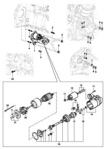 Imagem de Motor de partida DELCO