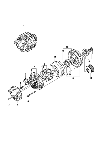 Imagem de Alternador 70A VALEO