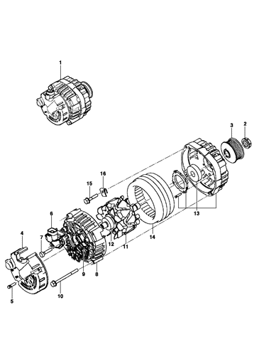 Imagem de Alternador 90A VALEO