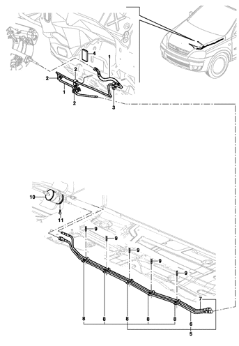 Imagem de Linha de combustível gasolina - álcool - Sedan/Hatch/Pick-up