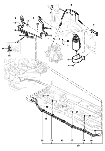 Imagem de Linha de combustível diesel - Sedan/Hatch/Pick-up