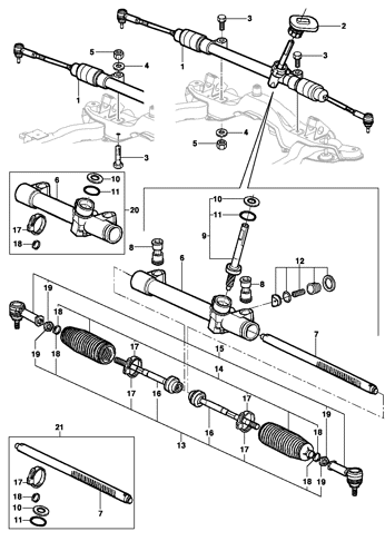 Imagem de Caixa de direção mecânica e modulada eletrônica