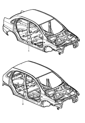 Imagem de Carroceria - Sedan/Hatch