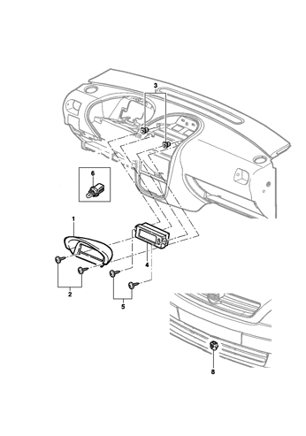 Imagem de Display do painel de instrumentos - Sedan/Hatch/Pick-up