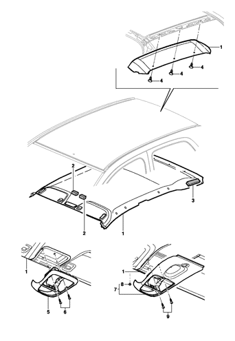 Imagem de Acabamento do teto - Sedan/Hatch