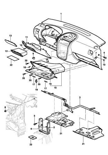 Imagem de Cobertura do painel de instrumentos - Sedan/Hatch/Pick-up