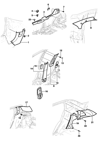 Imagem de Acabamento interno - Sedan/Hatch