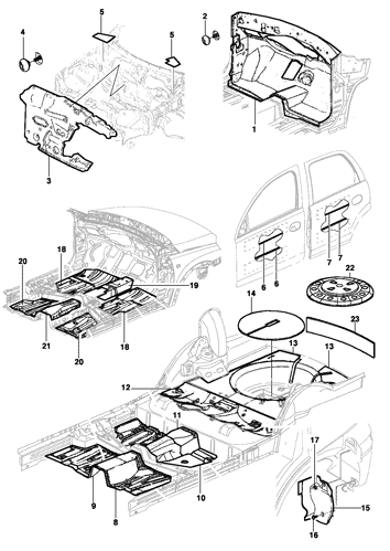 Imagem de Isolante e anti-ruido - Sedan/Hatch/Pick-up