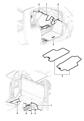 Imagem de Tapetes do assoalho - Pick-up