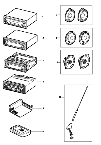 Imagem de Acessórios - Sistema de audio
