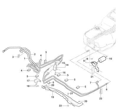 Imagem de Sistema de fornecimento de combustível 3.6L gasolina (LY7, LFX)