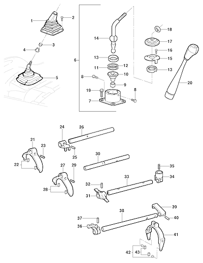 Imagem de Controle de mudanças da transmissão motor LJ6/LG3/LW9 (2002)