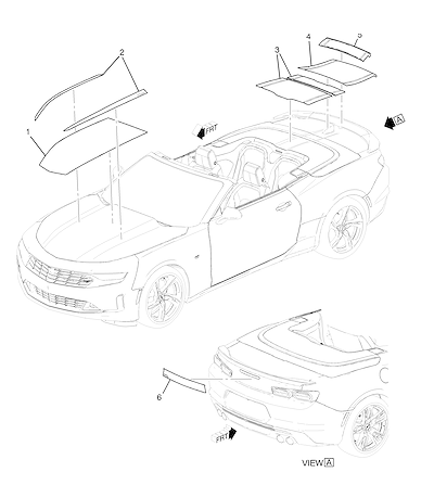 Imagem de Faixas e decalques para carroceria (2020–2024) com mola especial B2E