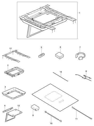 Imagem de Reprodutor de DVD com display e acessórios para áudio e vídeo automotivo