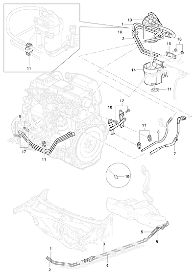 Imagem de Linha de combustível diesel