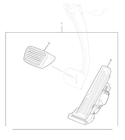 Imagem de Pedal freio, acelerador e pacote de cobertura automático instalado pela concessionária