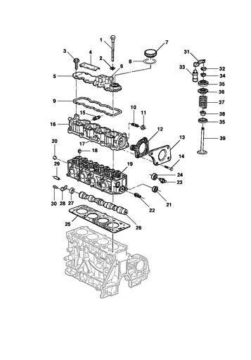 Imagem de Cabeçote do motor