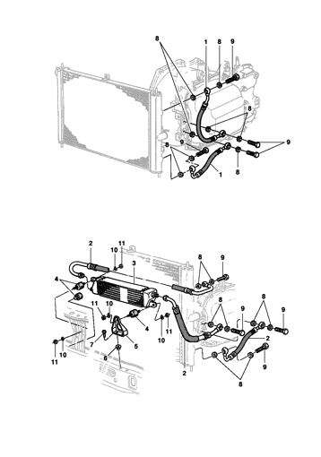 Imagem de Refrigeração do óleo da transmissão automática
