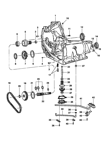 Imagem de Carcaça da transmissão automática