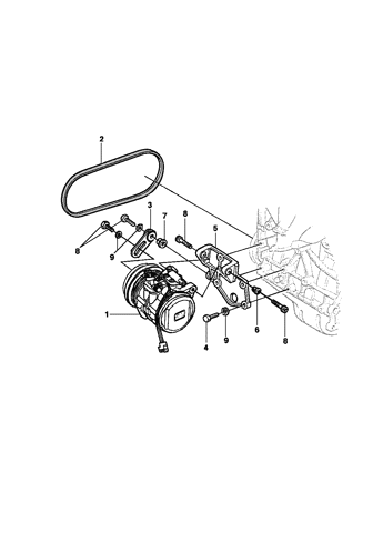 Imagem de Compressor de ar condicionado