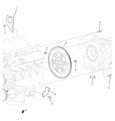 Imagem de Fixação do motor e transmissão com componentes para transmissão automática (1)
