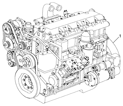 Imagem de Motor 6.6L diesel e motor 4.3L eletrônicos e mecânicos