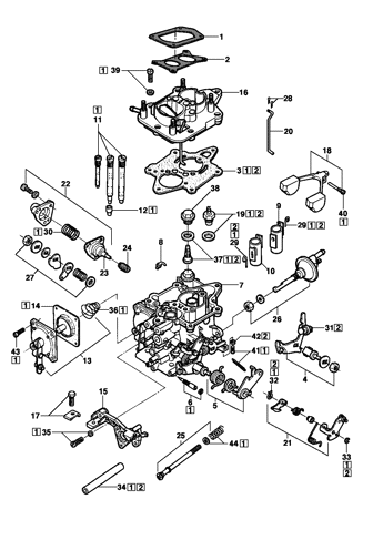 Imagem de Carburador de corpo duplo 1.8l - Brosol