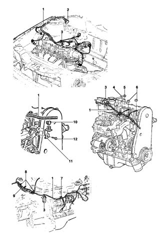 Imagem de Chicote do motor e injetores