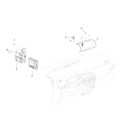 Imagem de Conjunto rádio com receptor, controle, antena e suportes diversos